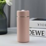 Mini Water Bottle Small Water Bottles Vacuum Insulated Water Flask Thermal Water Bottle Hot and Cold Drinks Travel Coffee Mug thermo fIask 12 Oz（Pink) - Image 6