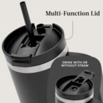 Contigo Streeterville 30oz Tumbler, Stainless Steel Vacuum Insulated, Leak-Proof, Cold for 29 Hours, Fits in cupholders, Licorice - Image 4