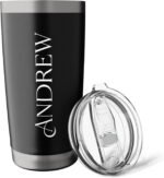 Andrew Personalized Name Travel Mug Stainless Steel Insulated Tumbler - Image 4