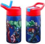 Marvel Avengers Stainless Steel Water Bottle for Boys - 14 Oz Reusable Water Bottle for Home, School, Plus Stickers, More | Avengers Drink Container - Image 3