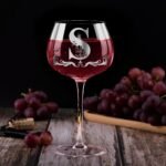 Personalized Monogram Gifts for Women - Customized Initial A-Z Wine Glass, Unique Christmas Birthday Gifts for Her, Mom, Wife, Sister, Daughter, Friend (Letter S) - Image 5