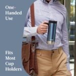Contigo Superior 2.0 Stainless Steel Travel Mug with Handle Leak-Proof Lid Double-Wall Insulation for Hot & Cold Beverages, 20oz ,Dark Ice, Ideal for Commuting and Travel - Image 5