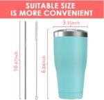 Deitybless 16 Pack 20oz Stainless Steel Tumblers Bulk Reusable Travel Mugs with Lid, Double Wall Powder Coated Coffe Cup for Home, Office, Outdoor Suitable for Vehicle Cup Holders - Image 4