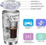 HYMONA Son Birthday Gifts Coffee Tumblers 20oz with Straw Lid, Son Gifts from Mom, Present for My Sons Insulated Stainless Steel Travel Cup, Sons Lion Gifts Cup - Image 6