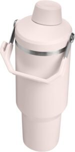 Stanley IceFlow 2.0 Fast Flow Tumbler with Handle 40 oz | Twist On Angled Spout Lid | Leakproof Water Bottle | Insulated Stainless Steel | BPA-Free | Rose Quartz - Image 4