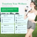 Hydrogen Water Bottle - 4000+PPB H₂ Hydrogen Water Generator with 7.83Hz Resonance SPE PEM Tech - Featuring 10 OZ Portable Capacity - UV Light Cleaning Technology and Wireless Charging Pad - Image 4