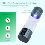Hydrogen Water Bottle - 4000+PPB H₂ Hydrogen Water Generator with 7.83Hz Resonance SPE PEM Tech - Featuring 10 OZ Portable Capacity - UV Light Cleaning Technology and Wireless Charging Pad - Image 5