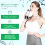 Hydrogen Water Bottle - 4000+PPB H₂ Hydrogen Water Generator with 7.83Hz Resonance SPE PEM Tech - Featuring 10 OZ Portable Capacity - UV Light Cleaning Technology and Wireless Charging Pad - Image 6