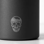 Gymreapers Insulated Water Bottle - Stainless Steel 32 Oz, 3 lids (Straw, Chug, Canteen), Double Walled Vacuum Insulation, Thermo Mug Cold Hot - Durable Powder Coated Finish (Black) - Image 4