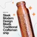 WRIXTAN Pure Copper Water Bottle – 1 Liter (34 Oz) | Classic Half-Hammered Design | Leak-Proof, Eco-Friendly, Durable & Travel-Friendly | Stylish Hydration for Office, Gym, Yoga & Outdoor Use - Image 4