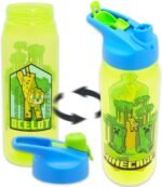 Minecraft Water Bottle Set for Boys - Bundle with a Refillable 20oz Container, Stickers, and More Sports Bottle for Kids, Girls - Image 3