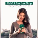 Copco Cone 16oz Insulated Travel Mug with Handle, Double Wall, Slide-Closure Lid, BPA-Free, Microwave & Dishwasher Safe, Reusable Plastic Travel Coffee Tumbler - Portable Coffee Cup (Hunter Green) - Image 3