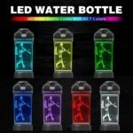 YuanDian Baseball Gifts, Light Up Kids Water Bottle with 3D Baseball Design- 14 OZ Tritan BPA Free - Cool Sports Cups Gift for School Kids Boy Girl Child Christmas Holiday - Image 3