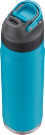 Coleman FreeFlow AUTOSEAL Stainless Steel Water Bottle, 24oz., Caribbean Sea - Image 3