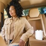 VEGOND 20 oz Tumbler with Handle Lid and Straw, Stainless Steel Insulated Travel Coffee Mug Spill Proof Double Wall Metal Tumbler Cup Keeps Drink Hot and Cold, White 1 Pack - Image 5