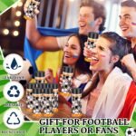 Skylety 16 Pcs 12 oz Soccer Plastic Cups with Lid Bulk Reusable Soccer Cup Plastic Juice Bottles Tumbler for Sport Themed Party Favors Birthday Team Gifts - Image 4