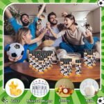 Skylety 16 Pcs 12 oz Soccer Plastic Cups with Lid Bulk Reusable Soccer Cup Plastic Juice Bottles Tumbler for Sport Themed Party Favors Birthday Team Gifts - Image 6