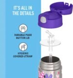 THERMOS FUNTAINER 12 Ounce Stainless Steel Vacuum Insulated Water Bottle with Lid, MINNIE MOUSE - Image 4
