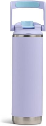 Igloo, 20 oz FlipNSip Tumbler, Reusable Travel Mug, Stainless Steel Insulated Hydration Cup for Hot & Cold Beverages, Lilac - Image 4
