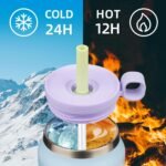 BJPKPK 50oz Insulated Tumbler with Handle Stainless Steel Travel Coffee Mug with Lid Reusable Large Water Bottle with Straw,Blue - Image 5