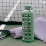 purifyou 40oz / 32oz / 22oz / 12oz Borosilicate Glass Water Bottle with Time & Volume Markers, Silicone Sleeve, Stainless Steel Lid | Reusable Glass Bottle for Water & Juice (32oz Shale Green) - Image 8