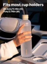 Opard Slim Water Bottle 32oz, Dishwasher Safe Plastic Water Bottle BPA-Free, Leakproof Screw Top, Cream White, Reusable for Travel School Sport Gym Hiking - Image 5