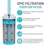 Epic Escape | Glass Water Bottle with Filter | USA Made Filter | Dishwasher Safe | Borosilicate Glass with Silicone Sleeve | BPA Free Water Bottle | Removes 99.99% Tap Water Contaminants | Filtered - Image 6