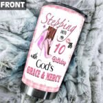 Shine at 10 Personalized Name 20oz Stainless Steel Vacuum Insulated Tumbler Unique Birthday Present Customized Name Tumbler Personalized With Lid Engraved 20oz with Lid - Image 4