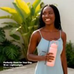 Grazie 18 Oz Stainless Steel Water Bottle – Double Wall Vacuum Insulated, Leak-Proof, BPA Free, Wide Mouth Travel Bottle with Straw – Reusable, Durable, Eco-Friendly, Hot & Cold (Pink) - Image 4