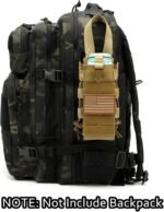 TAXATM Molle Water Bottle Holder Molle Pouch Carrier,Tactical Water Bottle Pouch,Water Bottle Carrier with Strap,Tactical Molle Water Bottle Pouch,Water Bottle Holder Carrier for Walking - Image 3