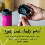 Tommee Tippee Superstar Straw Insulated Bottle, for 12m+, 9oz, Pack of 2 Non-Spill Toddler Water Bottle, Pink and Mint, with Easy-Hold Handle and Soft Silicone Straw, Leak-Proof and BPA Free - Image 4