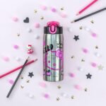 Zak Designs Sanrio Water Bottle for Travel and At Home, 19 oz Vacuum Insulated Stainless Steel with Locking Spout Cover, Built-In Carrying Loop, Leak-Proof Design (Hello Kitty) - Image 5