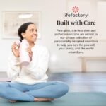 Lifefactory Stainless Steel Vacuum-Insulated Sport Bottle, 16 Ounce, Desert Rose - Image 4