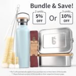 Bambaw Insulated 750ml Vacuum Water Bottle – Light Blue, Stainless Steel, Leakproof, Walking Bottle - Image 7