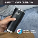 THERMOS ICON SERIES, Stainless Steel Tumbler with Slide Lock, 18 Ounce, Mystic Navy - Image 4