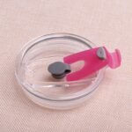 XGOPTS Kids Glass Tumbler With Straw, Lid and Handle - 10 oz/300ML Cartoon Drinking Cup, Coffee Mug, Water Mug With Scale - Cute Insulated Wall Cup for Milk and Juice - Image 3