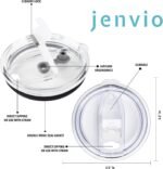 Firefighter Gifts for Men | Stainless Steel Travel Tumbler/Mug with Lid for Coffee Cup| Thin Red Line Flag Design for Fireman | Fire Department | First Responder Valentine's Day Gift (20oz Black) - Image 4