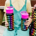Wildkin Kids 18oz Stainless Steel Water Bottle – BPA-Free, Leakproof, Insulated, Easy-Clean - Rainbow Hearts - Image 3