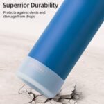 koodee Small Water Bottle -12 oz Stainless Steel Vacuum Insulated Water Bottle BPA Free, Boy Water Bottle for School Wide Mouth Flask (Navy) - Image 4