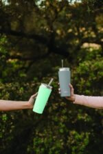 Ello Beacon Vacuum Insulated Stainless Steel Tumbler with Slider Lid and Optional Straw - Image 4