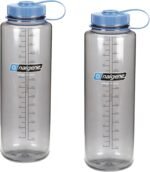 Nalgene Silo 48oz Tritan Wide Mouth Bottle - 2 Pack (Grey) - Image 3