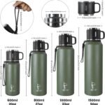 Icesip Stainless Steel Insulated Bottle, 50oz with cup Vacuum Insulated Water Bottle, Thermo for Hot Drinks/Cold Drinks,24-Hr Insulation Commute, Travel - Image 3