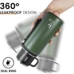 Icesip Stainless Steel Insulated Bottle, 50oz with cup Vacuum Insulated Water Bottle, Thermo for Hot Drinks/Cold Drinks,24-Hr Insulation Commute, Travel - Image 5