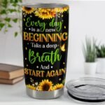 SANDJEST Inspirational Gifts for Birthday Inspirational Cups Tumbler 20oz Stainless Steel Insulated Tumblers Coffee Travel Mug Cup Motivational Gift for Women Friends Coworker - Image 5