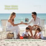 White Prime Mate Thermos 1.2L – Stainless Steel Double Wall Vacuum Bottle with Precision Spout & Handle, Large Insulated Water Bottle for Yerba Mate - Image 5