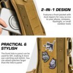 Molle Water Bottle Holder, Water Bottle Pouch Attachment for Backpack, Adjustable Multi-Purpose Tactical Bag for 16 24 32 40 64 oz Adapted to Vest Belt - Image 3