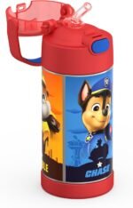 THERMOS FUNTAINER Water Bottle with Straw - 12 Ounce - Kids Stainless Steel Vacuum Insulated Water Bottle with Lid, Paw Patrol - Image 3