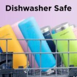 ThermoProof Double-Walled Vacuum Insulated Stainless Steel Water Bottle - Wide Mouth with Chug & Spout Lids, Dishwasher Safe, Reusable, Leakproof, Hot & Cold for Men, Women & Kids - 22oz, Pink - Image 5