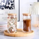 BGRAING 6 Pack 16 oz Acrylic Snow Globe Tumbler Double Wall Plastic Snowglobe Tumbler Cups with Pre-Drilled Hole, 100% Leak Proof, with Bamboo Lids & Clear Lid, for Snow Globe Glitter DIY Gift - Image 7