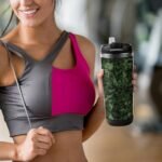 GFLFMXZW Green Army Digital Camouflage Print Tumbler Stainless Steel Tumbler with Lid And Straw Insulated Tumblers Double Wall Vacuum Water Bottle Travel Coffee Mug Gifts for Women Men - Image 6